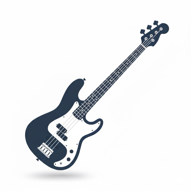 Virtual bass guitar